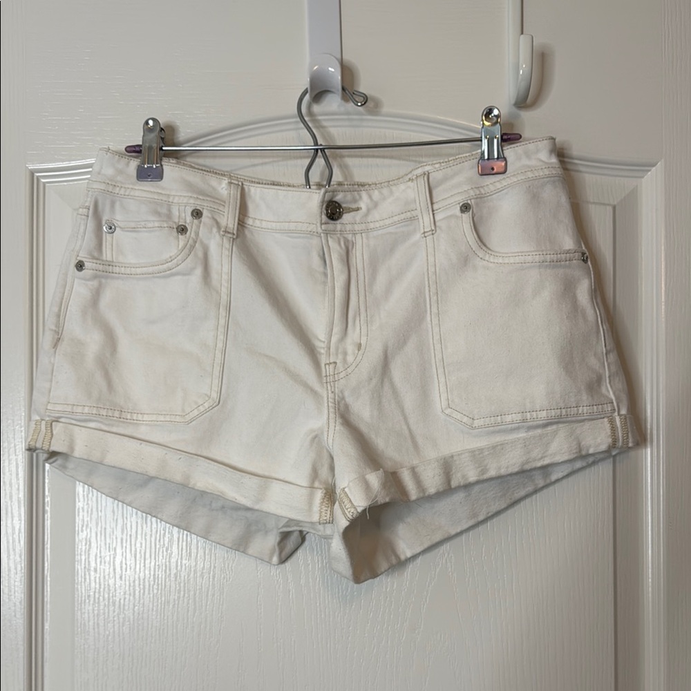 American Eagle Easy Shortie Denim Shorts Size 10